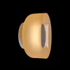 Стеклянный настенный светильник Totem 10466W Amber matte wood цвет янтарь цилиндр Loft It