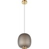 Стеклянный подвесной светильник Hive 10425 Grey форма шар серый Loft It
