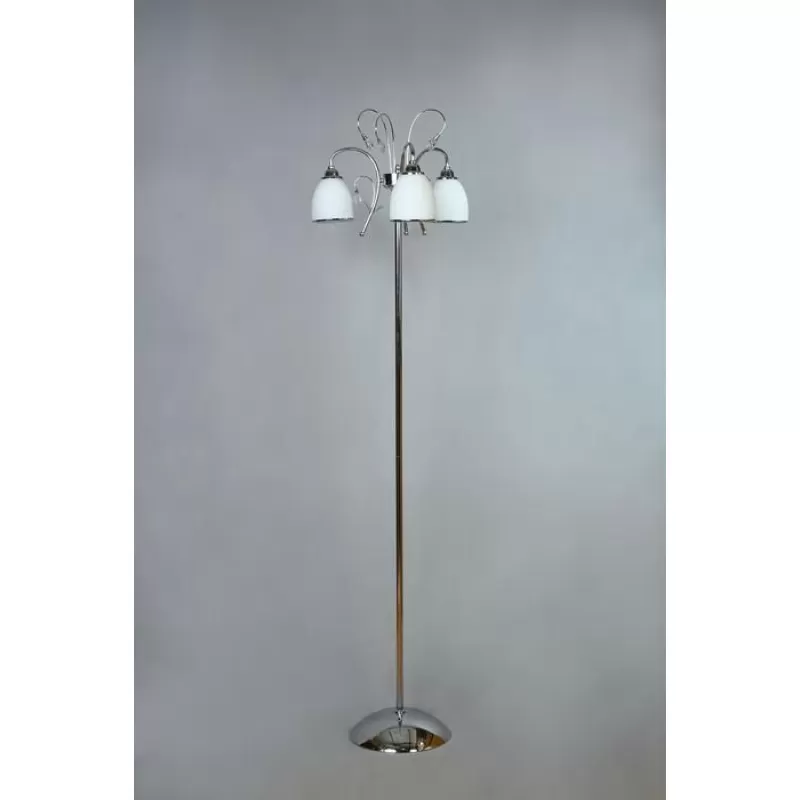 Стеклянный торшер 2640 MA02640F/003 Ch белый Brizzi Стеклянный торшер 2640 MA02640F/003 Ch белый Brizzi