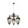 Стеклянный уличный светильник подвесной VERONA 86270/3 02 Gb прозрачный Oasis Light Стеклянный уличный светильник подвесной VERONA 86270/3 02 Gb прозрачный Oasis Light