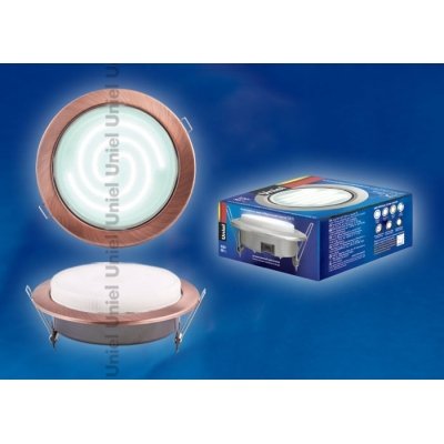 Точечный светильник  GX70/H5 ANTIQUE COPPER Uniel