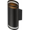 Настенный светильник  WL51 BK цилиндр черный ЭРА