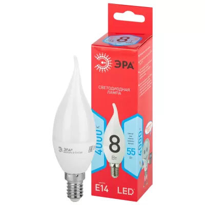 Светодиодный лампочка светодиодная  LED BXS-8W-840-E14 R ЭРА