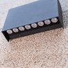 Стеклянный настенный светильник уличный Dwell NC-003328-SB прозрачный