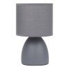 Интерьерная настольная лампа Nadine 7042-501 цилиндр серый Rivoli
