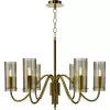Стеклянная подвесная люстра SL2005 SL2005.303.06 цилиндр ST Luce