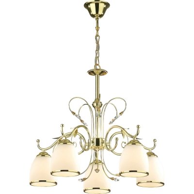 Подвесная люстра 135 135-05-32 gold + clear crystal N-Light