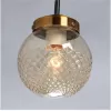 Стеклянная потолочная люстра Вита 220012905 бежевая форма шар MW-Light
