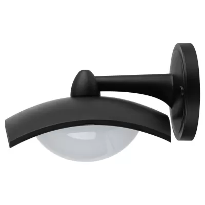 Настенный фонарь уличный  ДБУ 07-8-004 3000К «Дели 4» черный ЭРА