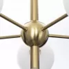 Стеклянная потолочная люстра Tonga CL212153 белая форма шар Citilux