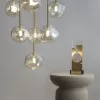Стеклянный подвесной светильник Lava Sabia 11327 Lava Sabia форма шар бежевый TK Lighting