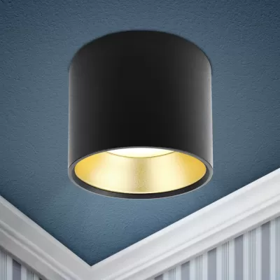 Точечный светильник OL8 GX53 BK/GD OL8 GX53 BK/GD ЭРА накладной Точечный светильник OL8 GX53 BK/GD OL8 GX53 BK/GD ЭРА накладной