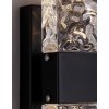 Стеклянное бра Wall lamp WB030 black прозрачное DeLight Collection