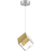 Стеклянный подвесной светильник Qubica 805502 куб прозрачный Lightstar