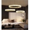 Стеклянный подвесной светильник MD-012 OMK8832-80+60+40 gold (D3339) прозрачный DeLight Collection