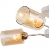 Стеклянная потолочная люстра Vertigo 1131/4P White/Gold цилиндр цвет янтарь Escada
