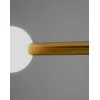 Стеклянный подвесной светильник Eclipse V10697-PL форма шар белый
