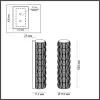 Хрустальный настенный светильник Panta 4926/8WL прозрачный цилиндр Odeon Light Хрустальный настенный светильник Panta 4926/8WL прозрачный цилиндр Odeon Light