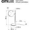 Стеклянный интерьерная настольная лампа Нарда CL204810 форма шар Citilux