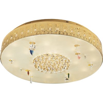 Потолочный светильник 2462 2464/25 gold plated+color crystal N-Light