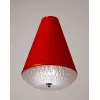 Стеклянный подвесной светильник  CL.8301-RED конус прозрачный