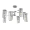 Хрустальная потолочная люстра Favla 8348/8C цилиндр прозрачная Lumion