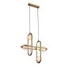 Стеклянный подвесной светильник Circono SL1201.203.04 прозрачный форма шар ST Luce