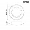 Точечный светильник Cail 357929 белый Novotech