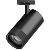 Трековый светильник Canno Pro C4407SS черный цилиндр Lightstar