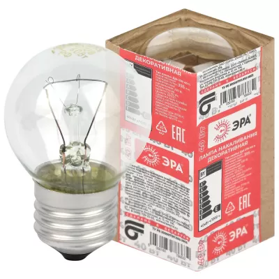 Лампочка накаливания  ДШ 230-40 ЭРА