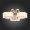 Стеклянная потолочная люстра Foresta SL483.352.03 цилиндр белая ST Luce