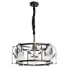 Стеклянная подвесная люстра Elliot 7304/04 SP-8 прозрачная Divinare