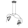 Стеклянный подвесной светильник Musicista VL5462P12 черный Vele Luce