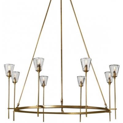 Подвесная люстра Torche De Verre 8614P/8 gold DeLight Collection
