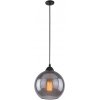 Стеклянный подвесной светильник Splendido A4285SP-1SM форма шар серый Artelamp