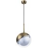 Стеклянный подвесной светильник Dafne 815511 форма шар белый Lightstar