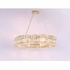 Хрустальный подвесной светильник 10120 10128/S gold прозрачный круглый Newport