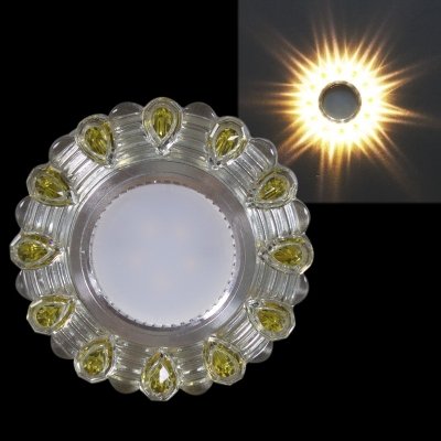 Точечный светильник  14301-9.0-001LD MR16+LED3W WT/YL для натяжного потолка