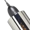 Стеклянный подвесной светильник  V4264-9/1S цилиндр серый Vitaluce