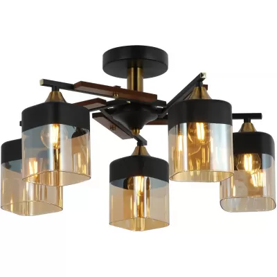 Потолочная люстра Glitz FR5154PL-05B Freya Потолочная люстра Glitz FR5154PL-05B Freya