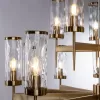 Стеклянная подвесная люстра Sham 4505/17 LM-15 прозрачная цилиндр Divinare Стеклянная подвесная люстра Sham 4505/17 LM-15 прозрачная цилиндр Divinare