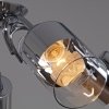 Стеклянная потолочная люстра  01392-0.3-05 CR прозрачная цилиндр