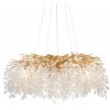 Стеклянная подвесная люстра Shiro-noda FTB006R-100 brass/clear прозрачная DeLight Collection