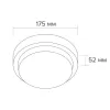 Настенно-потолочный светильник  LCL04-20W-R01-4K Wolta