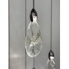 Стеклянный подвесной светильник Colvin MT9176-1H pearl black прозрачный DeLight Collection