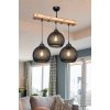 Подвесной светильник Lydia TL1614L-03BW форма шар черный TopLight