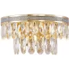 Хрустальный настенный светильник Palatium 4207-2W прозрачный Favourite