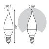 Лампочка светодиодная  34116 Gauss