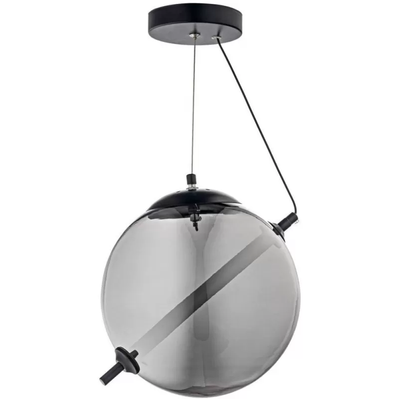 Стеклянный подвесной светильник Canzo Canzo L 1.P8 CL форма шар Arti Lampadari Стеклянный подвесной светильник Canzo Canzo L 1.P8 CL форма шар Arti Lampadari