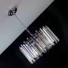 Хрустальная подвесная люстра Ингвар CL334161 прозрачная цилиндр Citilux